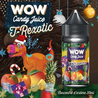 Concentré T-Rexotic 30ml WOW Candy Juice - Made in Vape (5 pièces)