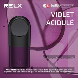 Pod Pro Violet Acidulé RELX (pack de 2)