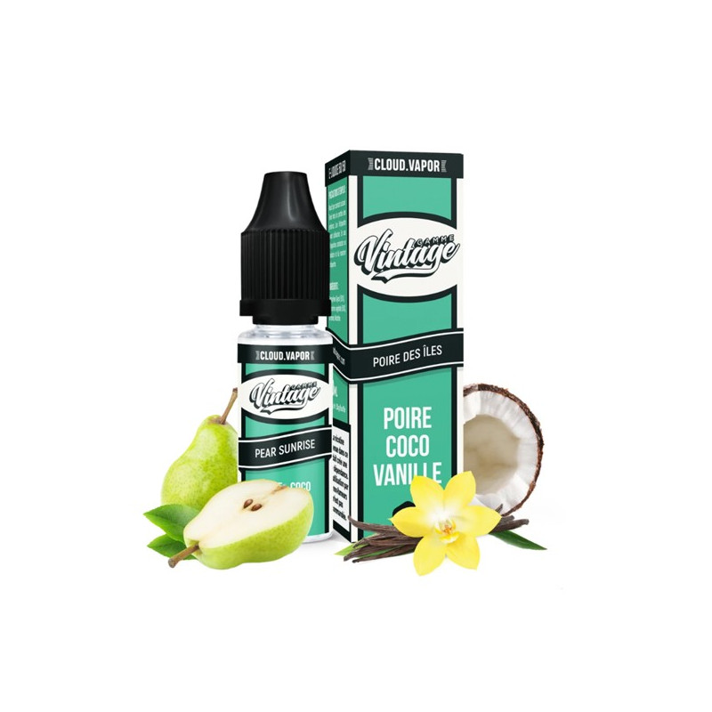 Pear Sunrise 10ml Vintage by Cloud Vapor (10 pièces)