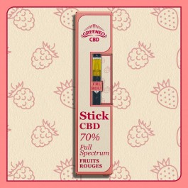 Kit Stick CBD Fruits Rouges 70% Greeneo