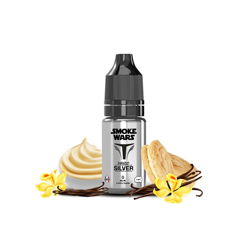 Mando Silver 10ml Smoke Wars by e.Tasty (10 pièces)