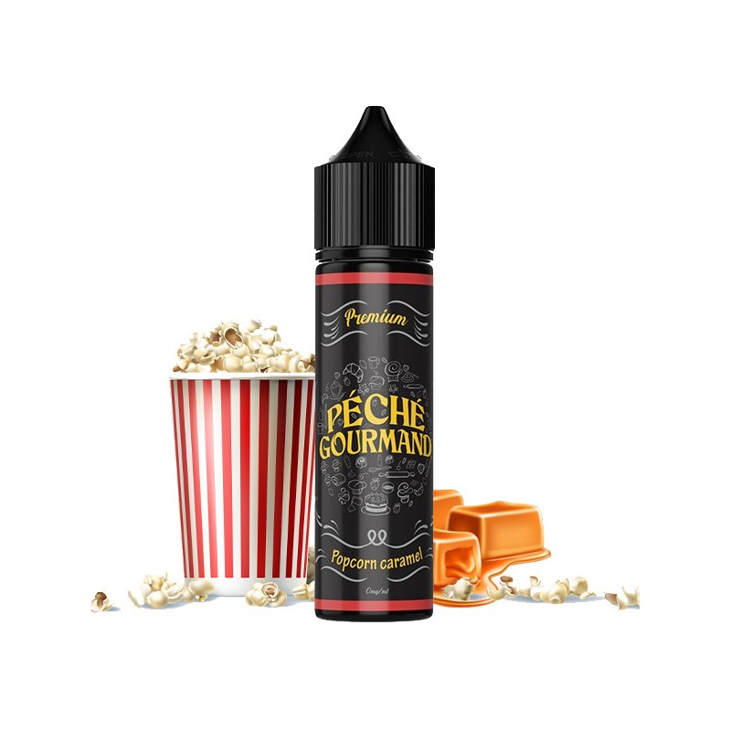 Popcorn Caramel 50ml Péché Gourmand by O'J Lab