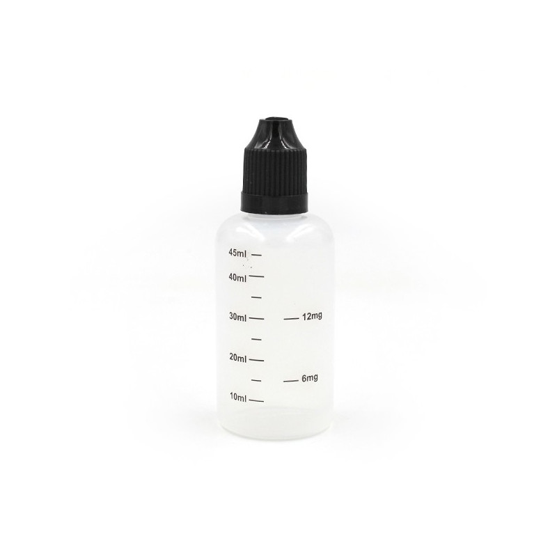 Bouteille graduée PE 50ml CB (10 pièces)