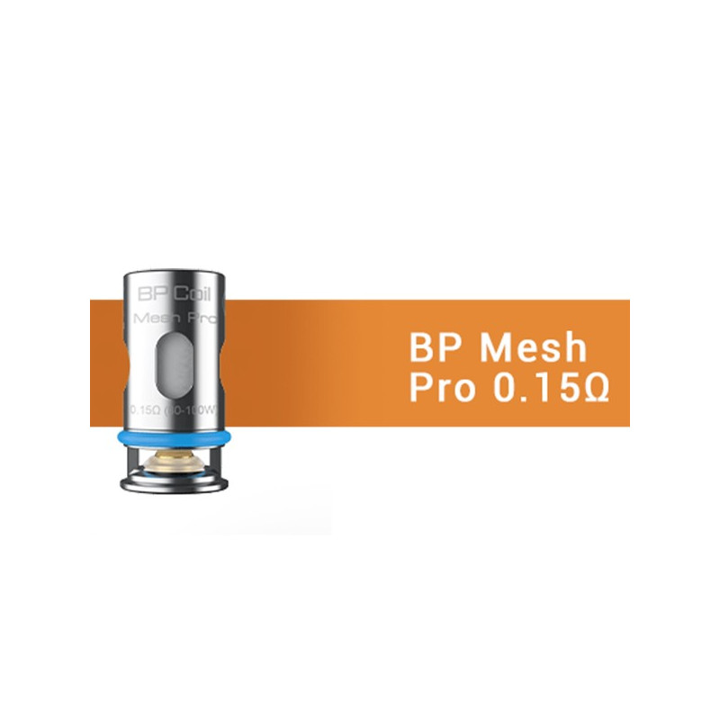 Résistances BP Mesh Pro (0.15) Aspire (pack de 5)