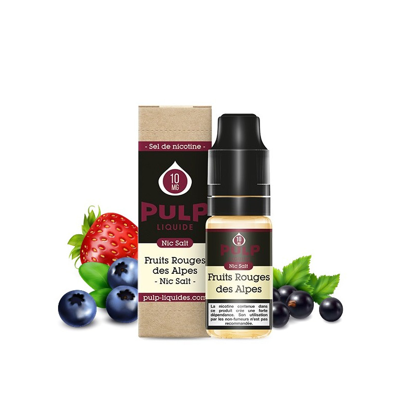 Fruits Rouges des Alpes NS 10ml Pulp Nic Salt by Pulp (10 pièces)