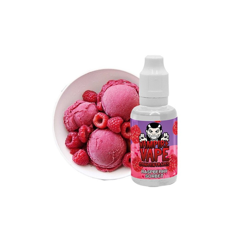 Concentré Raspberry Sorbet 30 ml Vampire Vape (5 pièces)