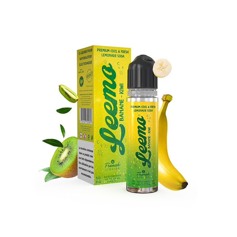 Kit Easy2Shake Banane Kiwi 60ml Leemo by Le French Liquide