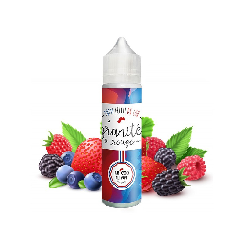 Granité Rouge 50ml Tutti Frutti du Coq by Le Coq qui Vape