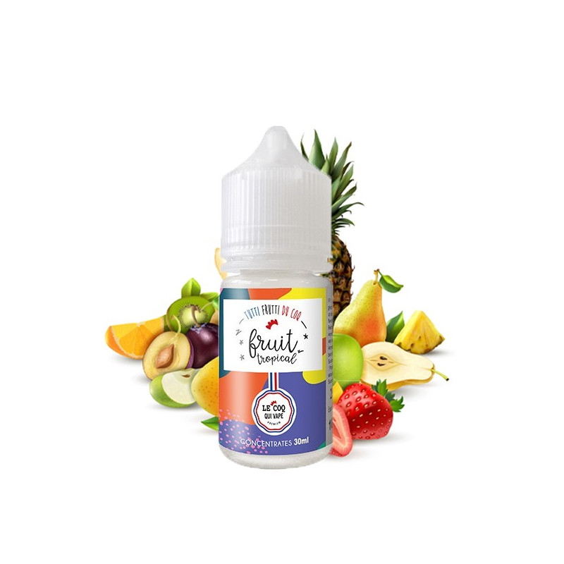 Concentré Fruit Tropical 30ml Tutti Frutti du Coq by Le Coq qui Vape (5 pièces)