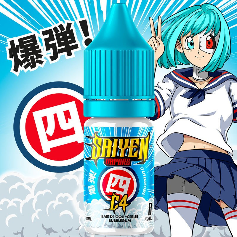 C4 10ml Saiyen Vapors by Swoke (10 pièces)