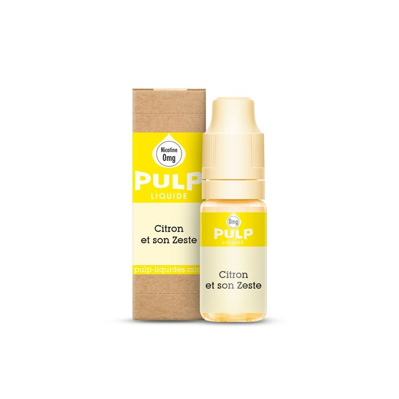 Citron et son Zeste 10ml Pulp (10 pièces)