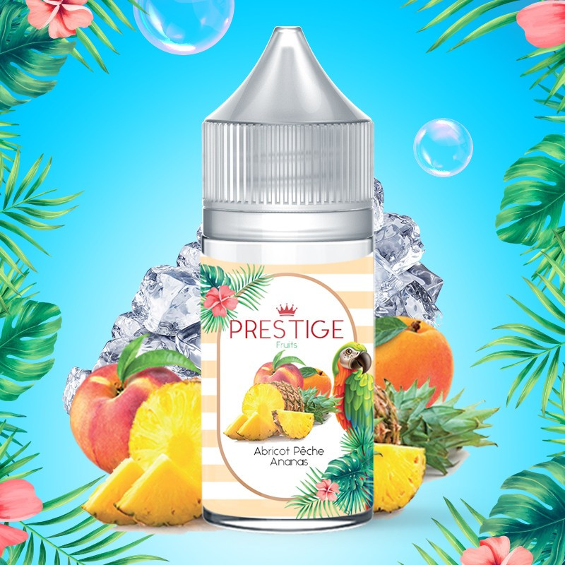 Concentré Abricot Pêche Ananas 30ml Prestige Fruits (5 pièces)