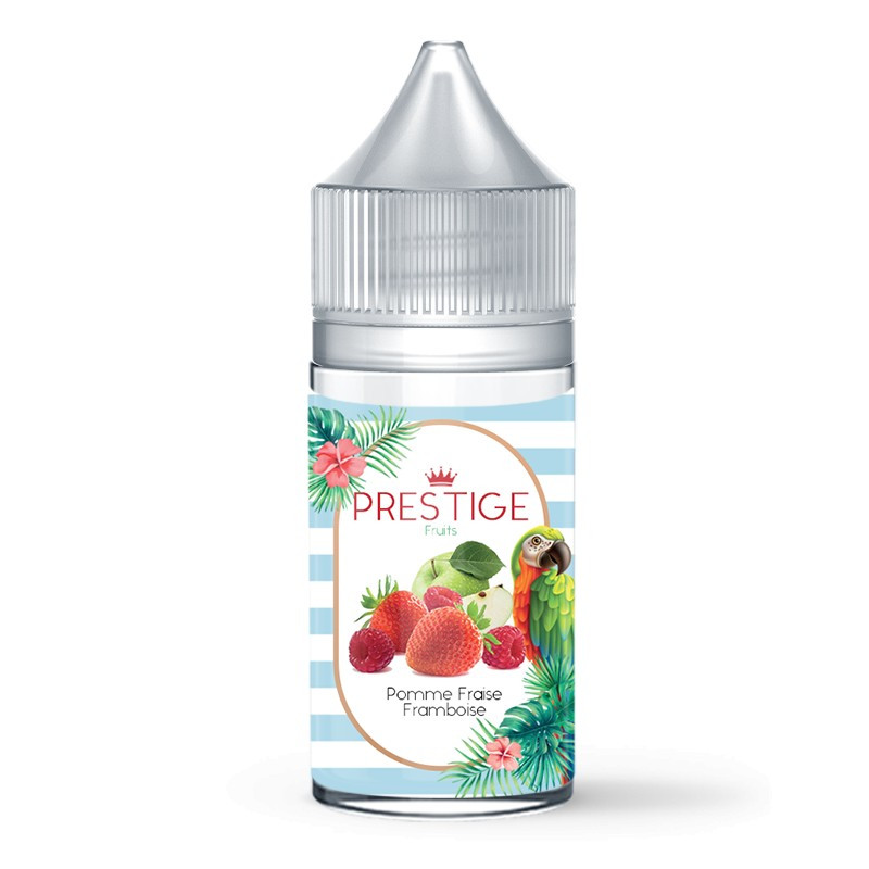Concentré Pomme, Fraise, Framboise 30ml Prestige Fruits (5 pièces) Concentré Pomme, Fraise, Framboise 30ml Prestige Fruits (5 pièces)