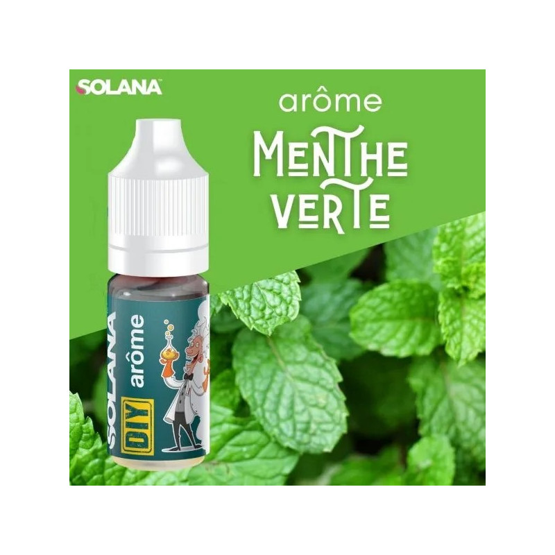 Concentré Menthe Verte 10ml Solana (10 pièces)