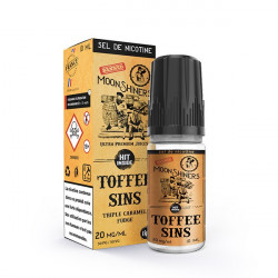 Moon Shiners : Toffee Sins Salt 10ml Le French Liquide (6 pièces)