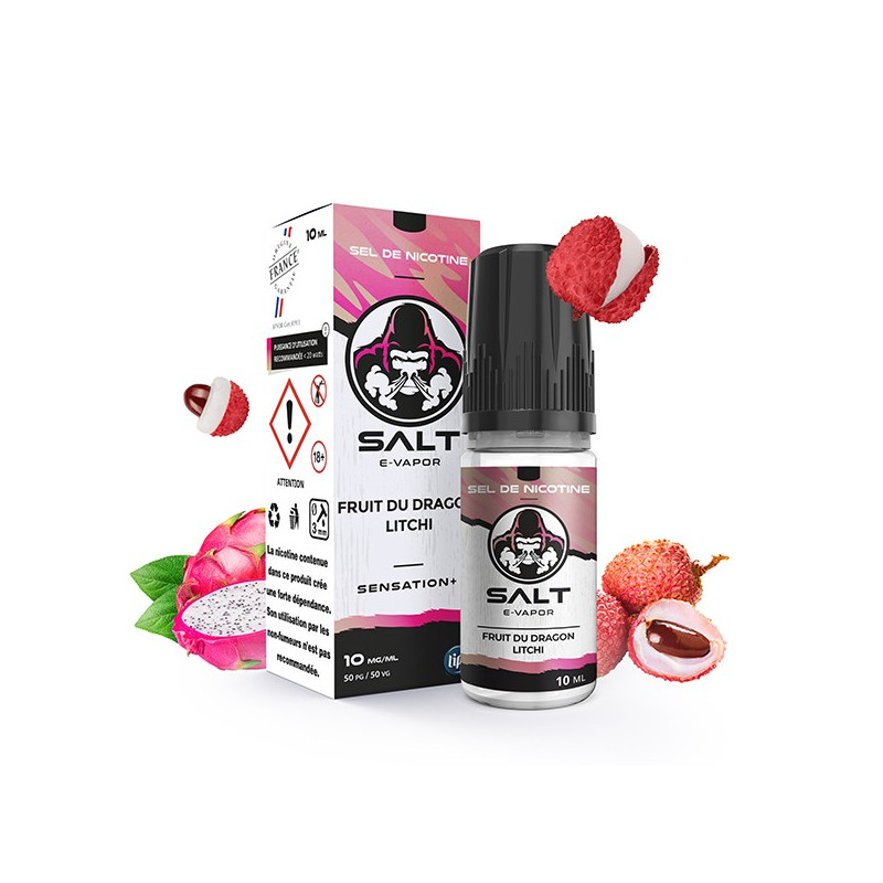 Fruit du Dragon Litchi TPD FRA 10ml Salt E-Vapor by Le French Liquide (6 pièces)