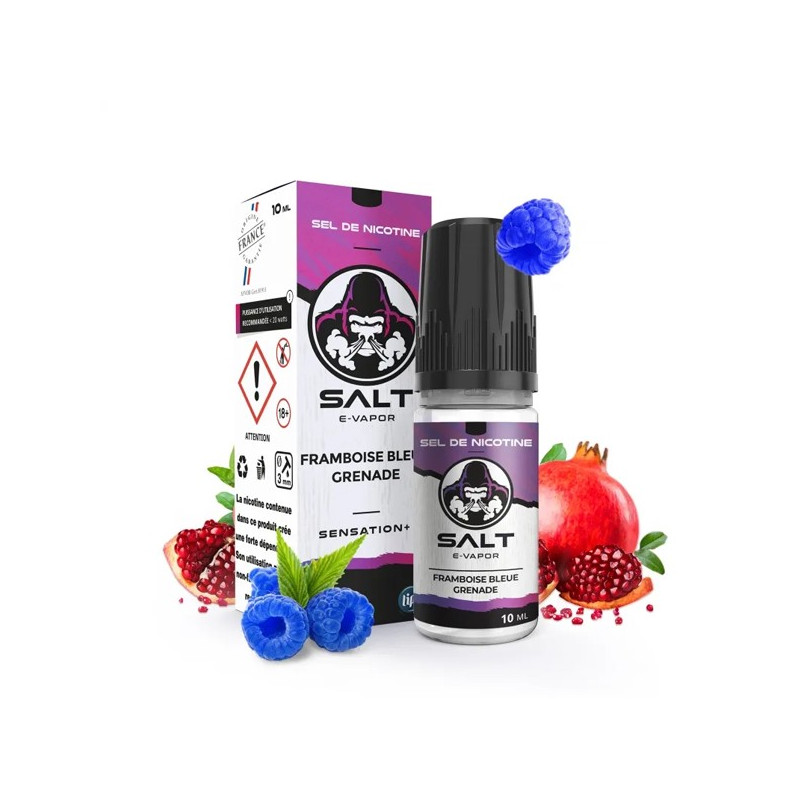 Framboise Bleue Grenade TPD FRA 10ml Salt E-Vapor by Le French Liquide (6 pièces)