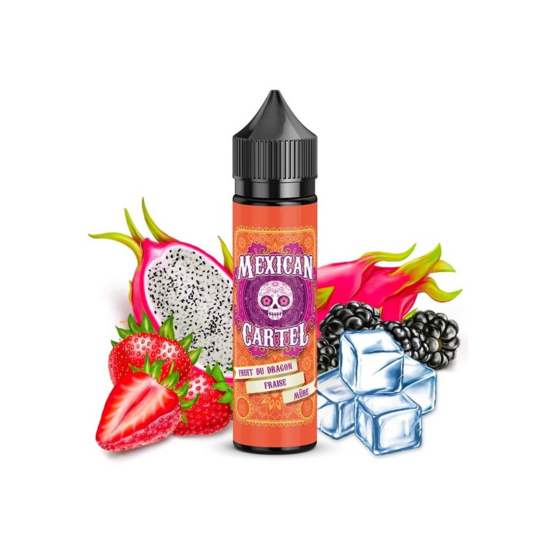 Fruit du Dragon Fraise Mûre 50ml Mexican Cartel