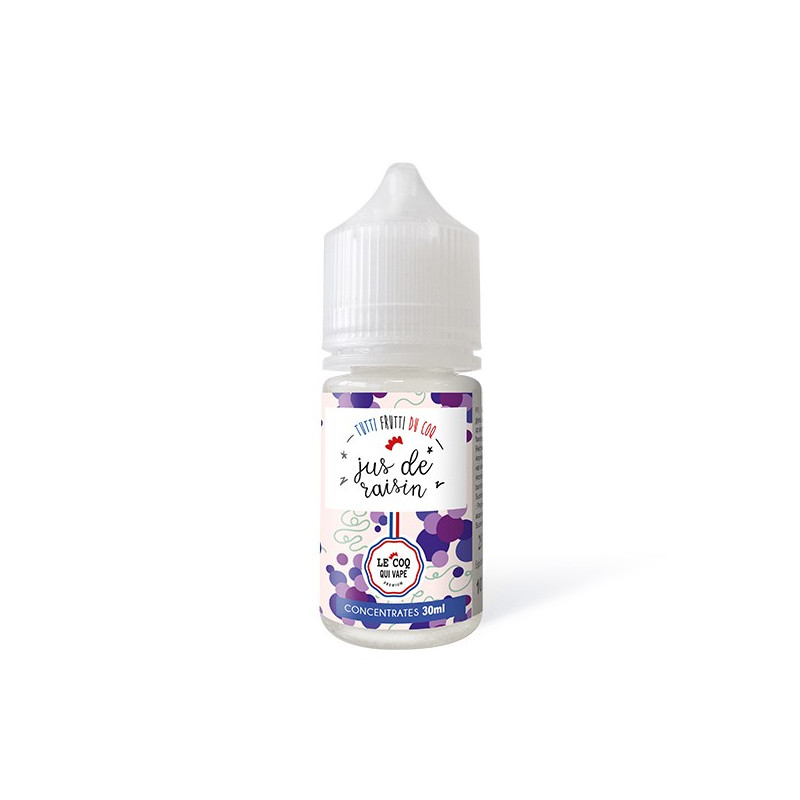 Concentré Jus de Raisin 30ml Tutti Frutti du Coq by Le Coq qui Vape (5 pièces)