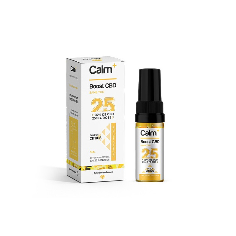 Huile en Spray Boost CBD 5ml Calm+ by Minimal