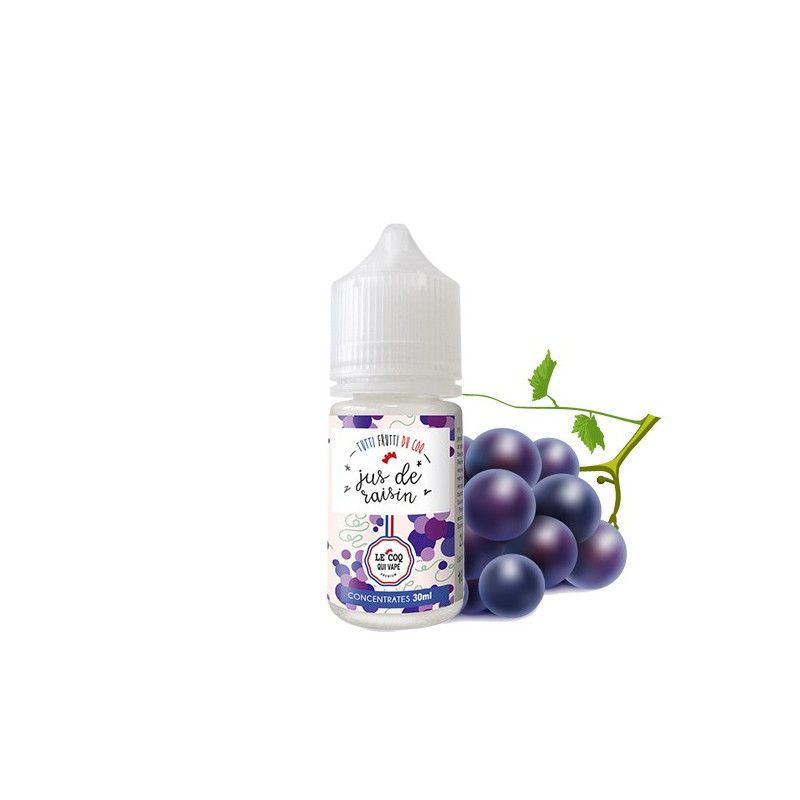 Concentré Jus de Raisin 30ml Tutti Frutti du Coq by Le Coq qui Vape (5 pièces) Concentré Jus de Raisin 30ml Tutti Frutti du Coq by Le Coq qui Vape (5 pièces)