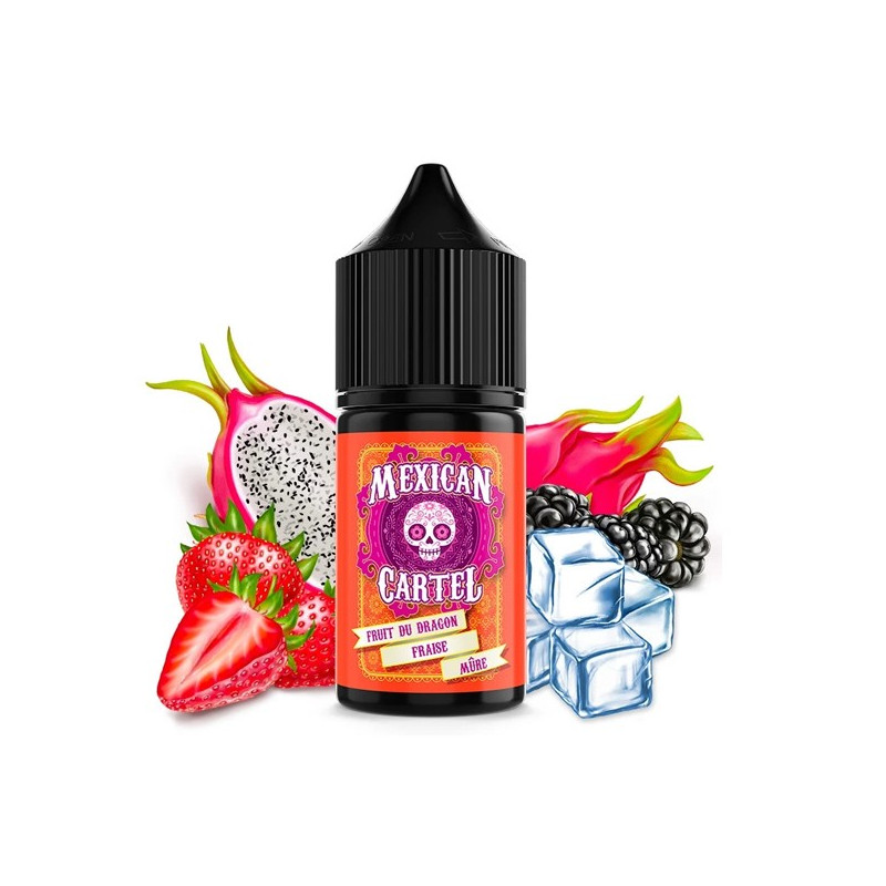 Concentré Fruit du Dragon Fraise Mûre 30ml Mexican Cartel (5 pièces)