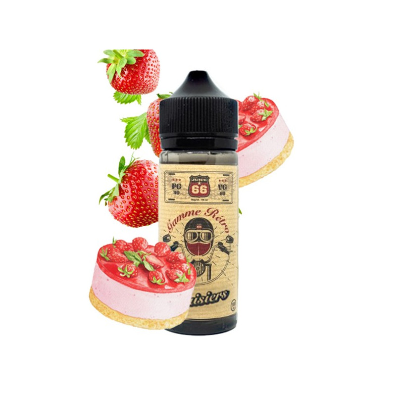 Fraisiers 100ml Retro by Juice 66