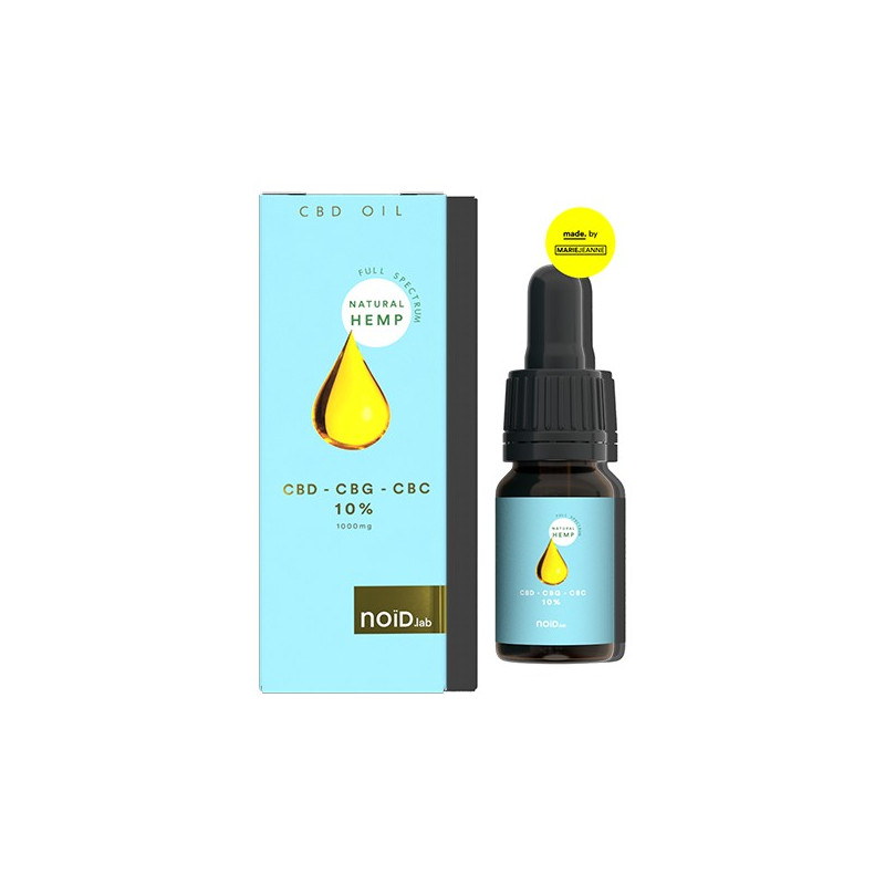 Huile CBD Natural Hemp Full Spectrum 10ml Noïd.Lab by Marie Jeanne