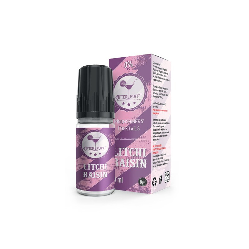 Litchi Raisin 10ml After Puff by Le French Liquide (6 pièces)