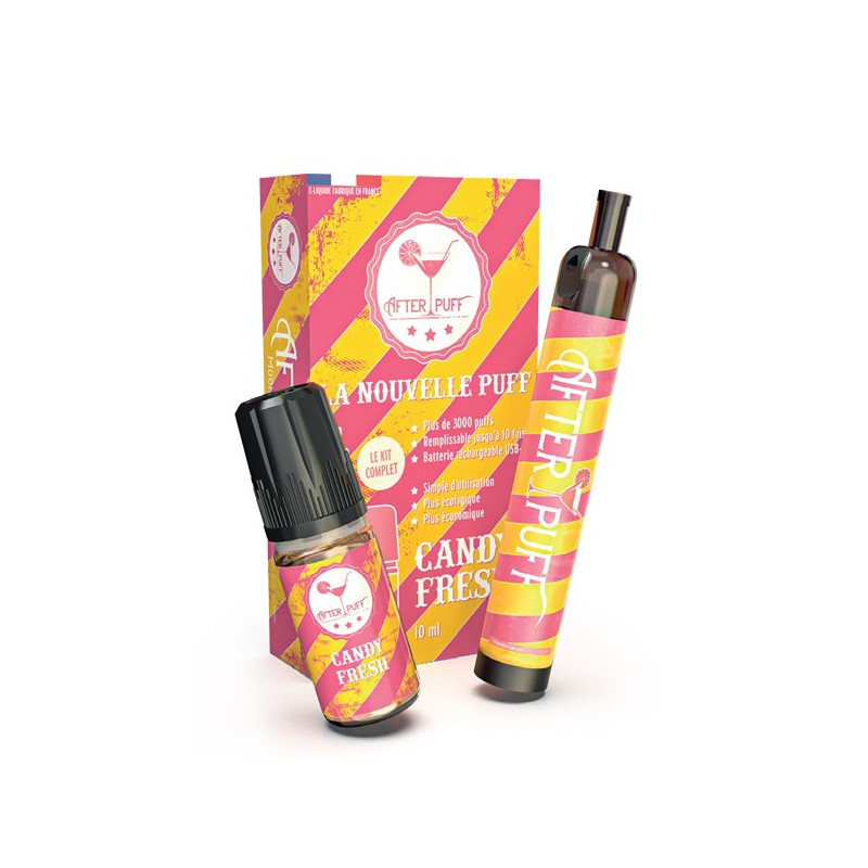 Kit Candy Fresh 2ml 650mAh After Puff by Le French Liquide