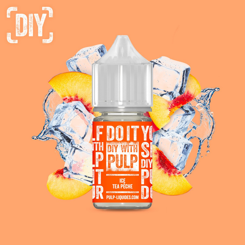 Concentré Ice Tea Pêche 30ml DIY with Pulp by Pulp (6 pièces)