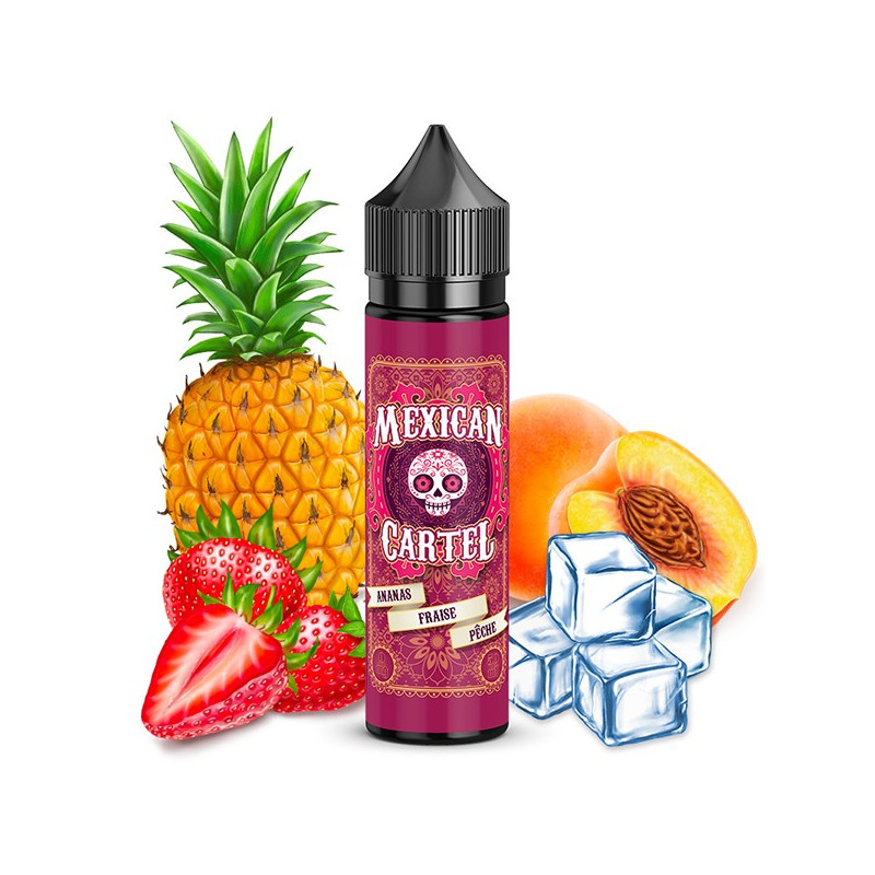 Ananas Fraise Pêche 50ml Mexican Cartel