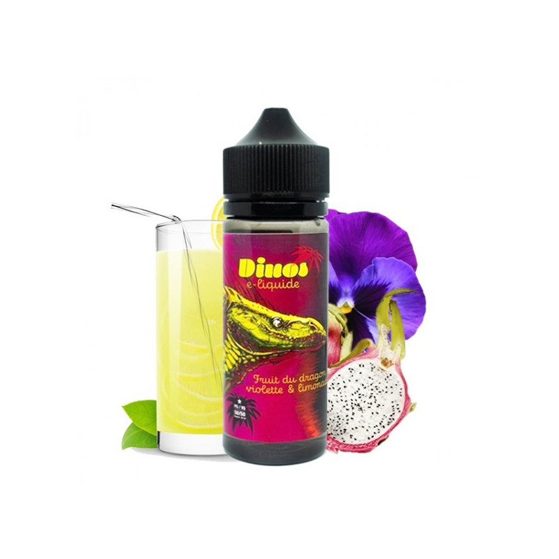 Fruit du Dragon Violette Limonade 100ml Dinos