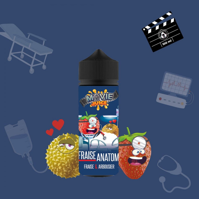 Fraise Anatomy 100ml Movie Juice by Secret's LAb