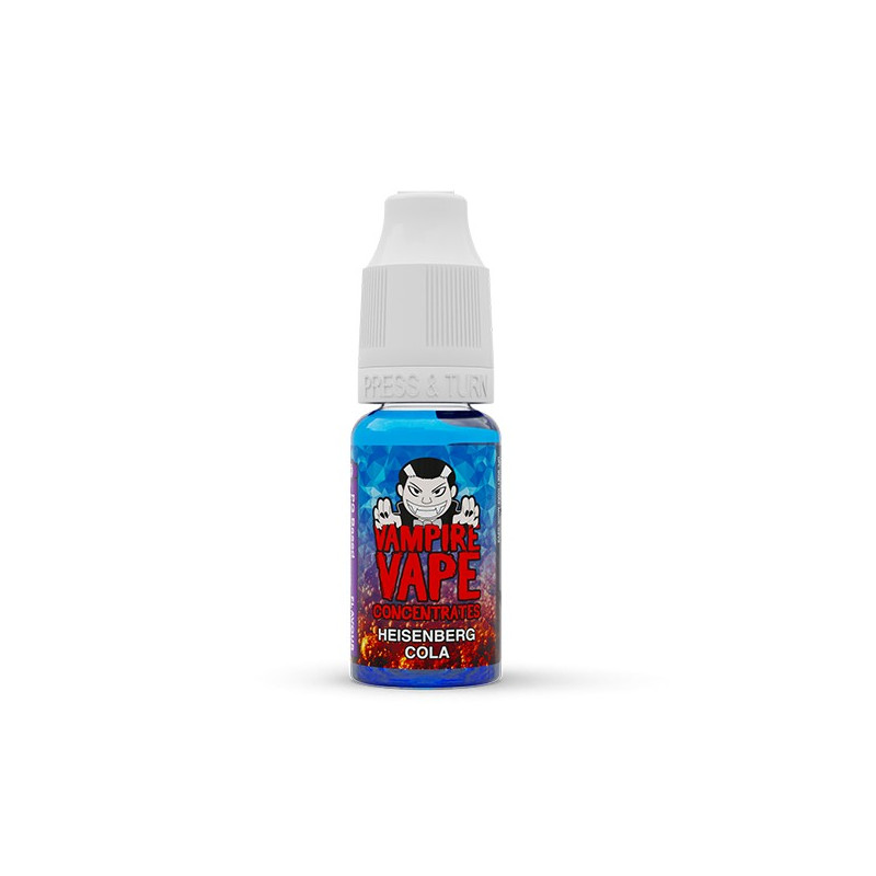 Concentré Heisenberg Cola 10 ml Vampire Vape (5 pièces) Concentré Heisenberg Cola 10 ml Vampire Vape (5 pièces)