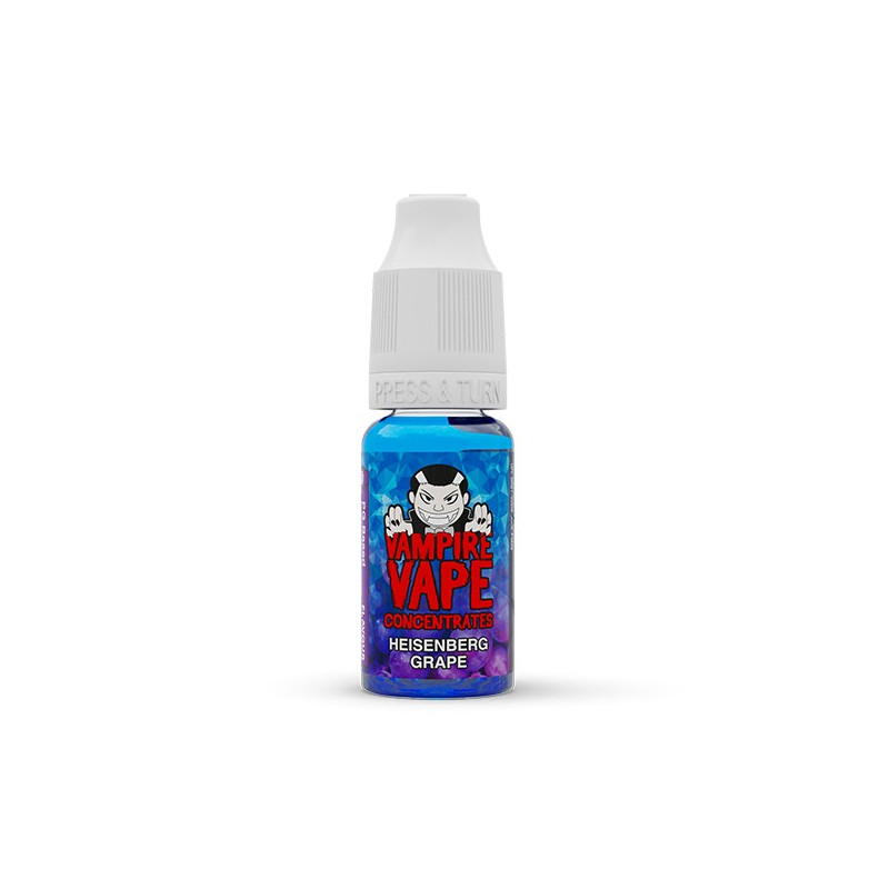 Concentré Heisenberg Grape 10 ml Vampire Vape (5 pièces) Concentré Heisenberg Grape 10 ml Vampire Vape (5 pièces)