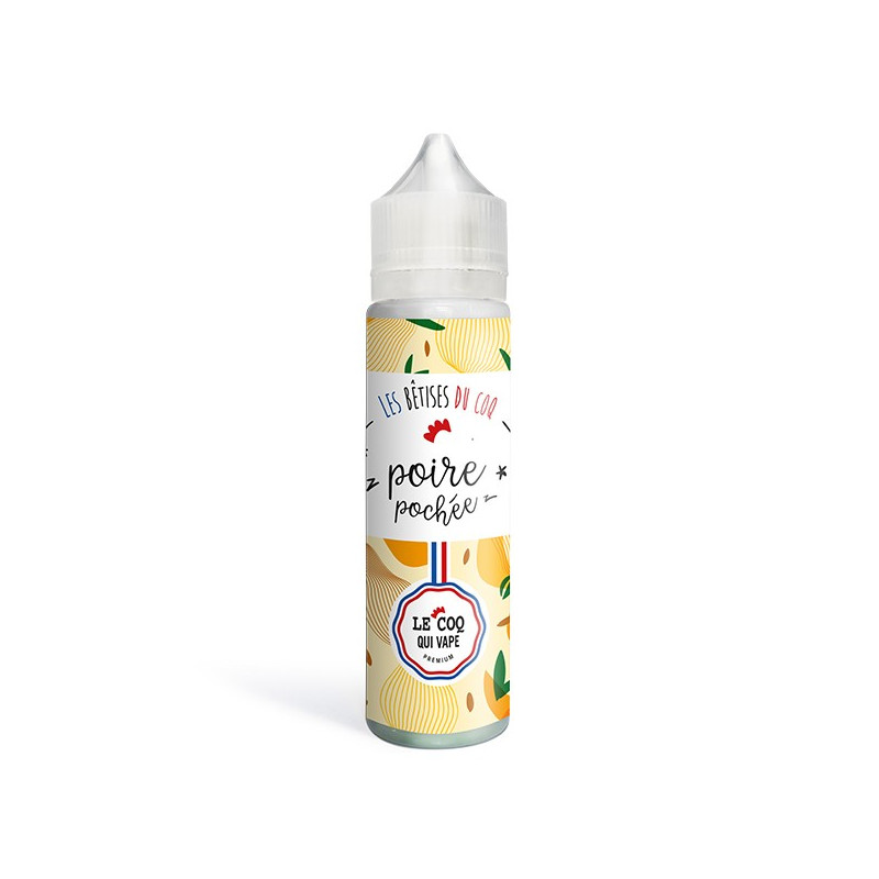 Poire Pochée 50ml Les Bêtises du Coq by Le Coq qui Vape