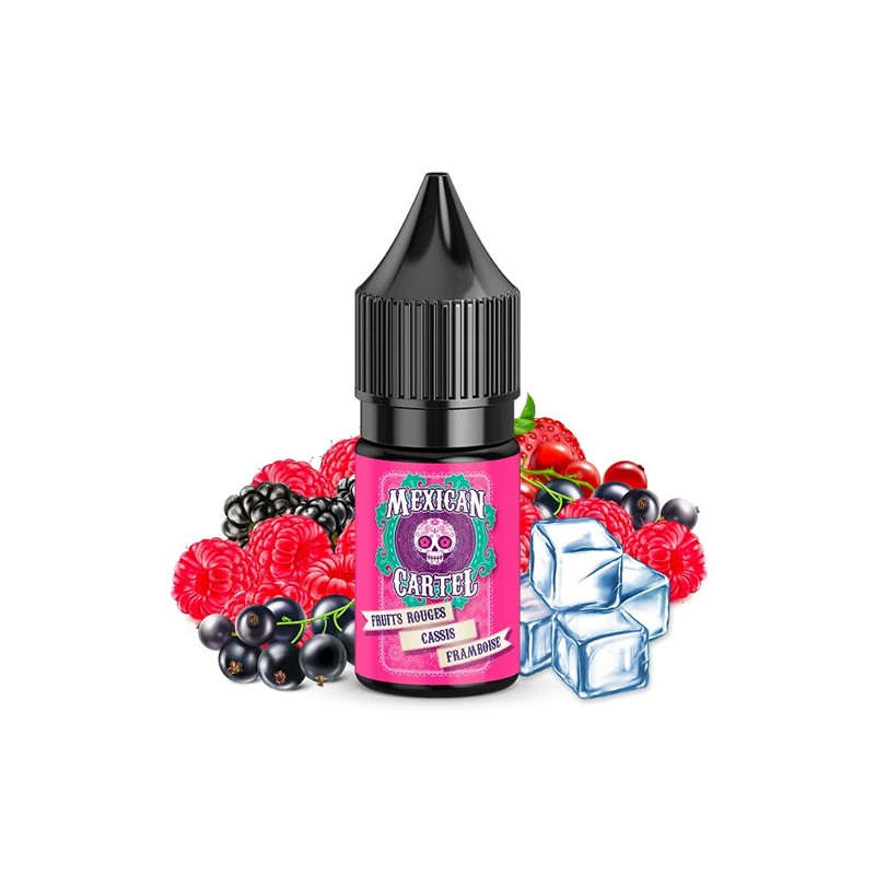 Concentré Fruits Rouges Cassis Framboise 10ml Mexican Cartel (10 pièces)