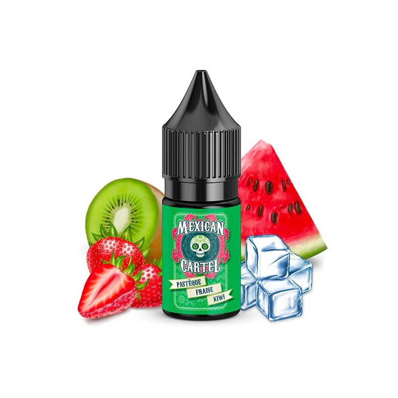 Concentré Pastèque Fraise Kiwi 10ml Mexican Cartel (10 pièces)