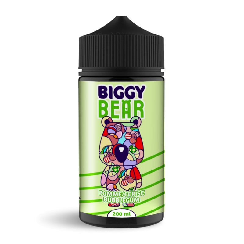 Pomme Cerise Bubble Gum 200ml Biggy Bear Pomme Cerise Bubble Gum 200ml Biggy Bear