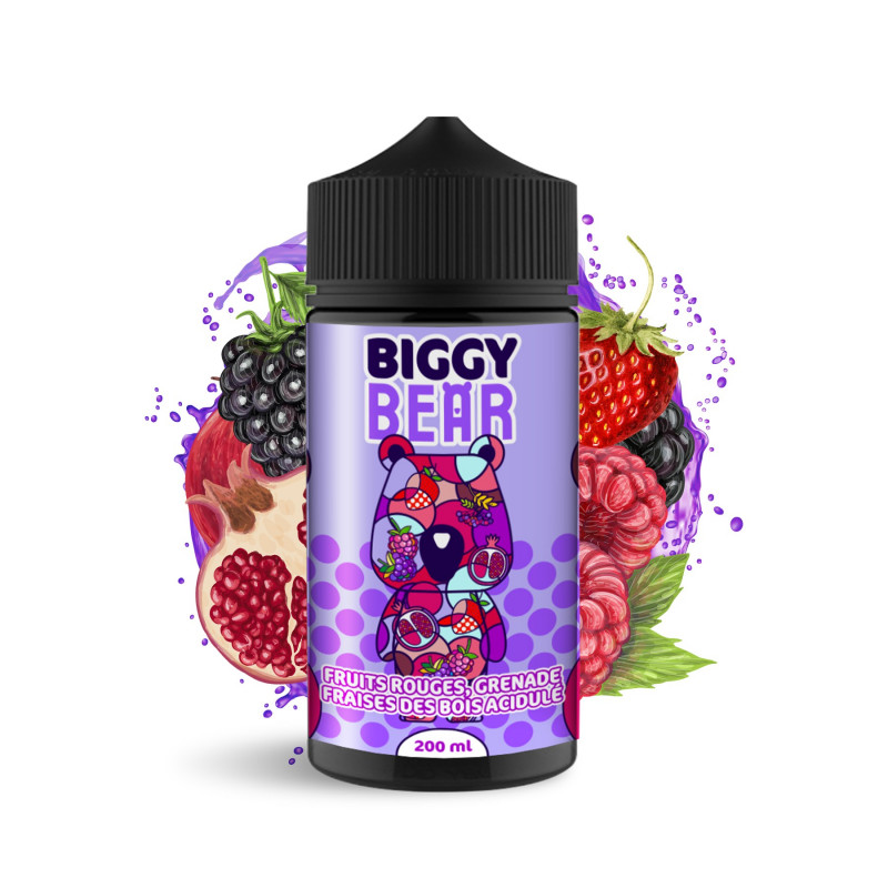 Fruits rouges Grenade Fraise des bois 200ml Biggy Bear