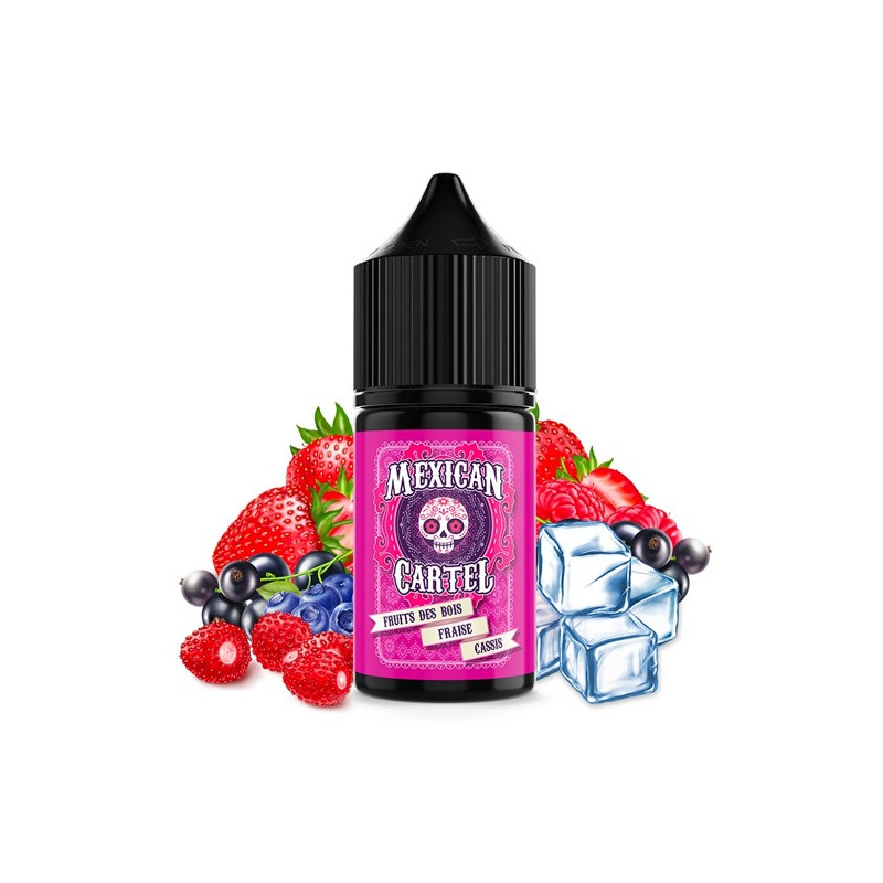 Concentré Fruits des Bois Fraise Cassis 30ml Mexican Cartel (5 pièces)