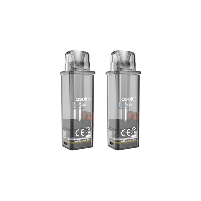 Pod de remplacement Gotek 4.5ml (0.8) Aspire (pack de 2)