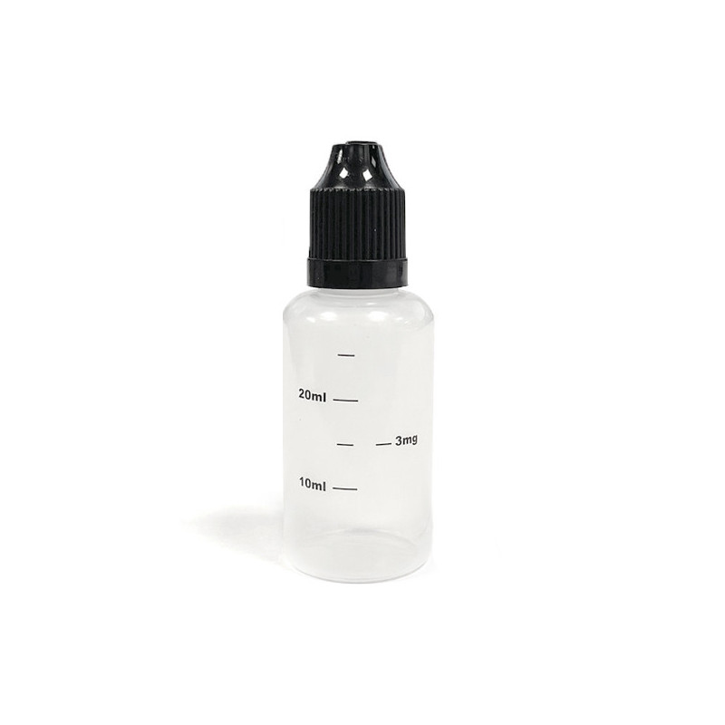 Bouteille graduée PE 30ml CB (10 pièces)