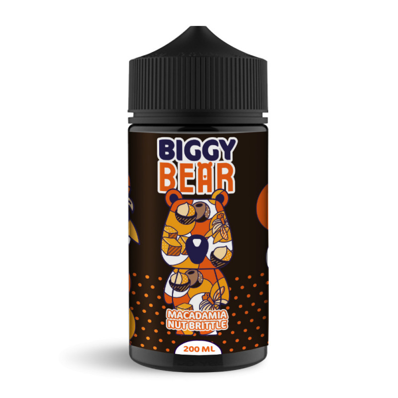 Macadamia Nut Brittle 200ml Biggy Bear Macadamia Nut Brittle 200ml Biggy Bear