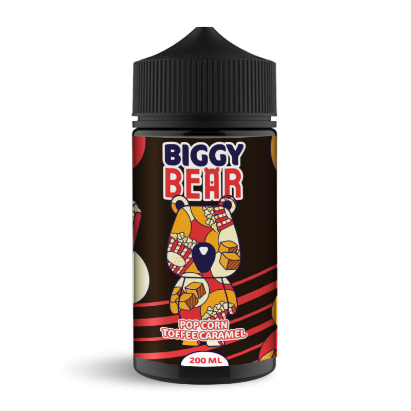 Pop Corn Toffee Caramel 200ml Biggy Bear Pop Corn Toffee Caramel 200ml Biggy Bear