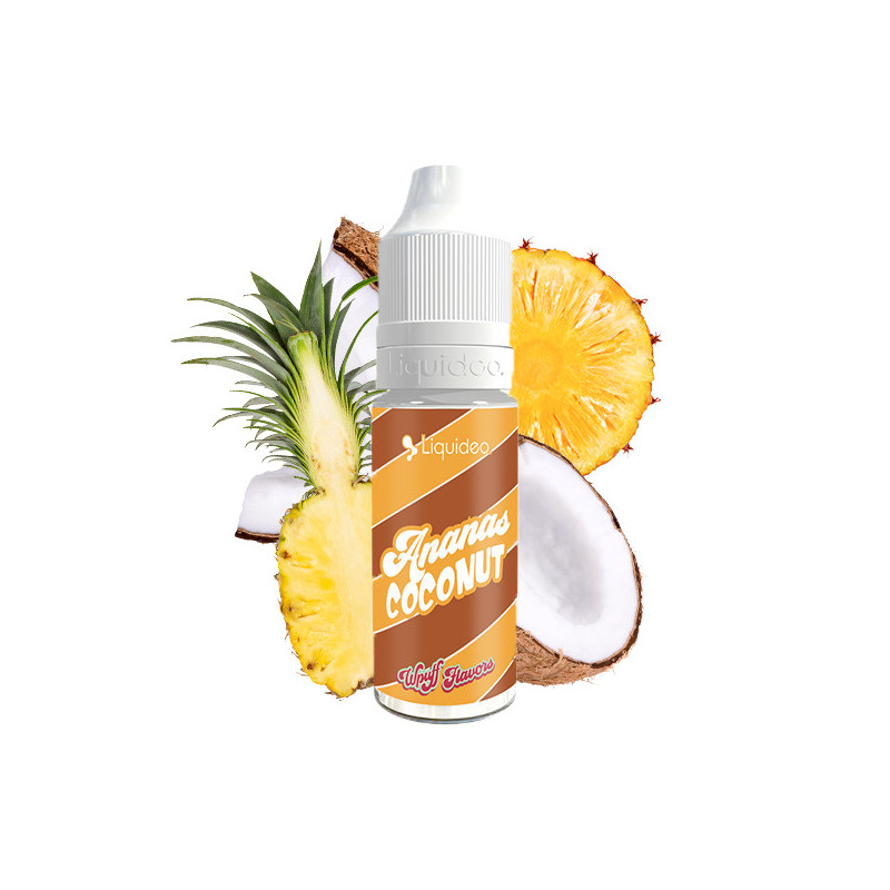 Ananas Coconut 10ml Wpuff Flavors by Liquideo (8 pièces)