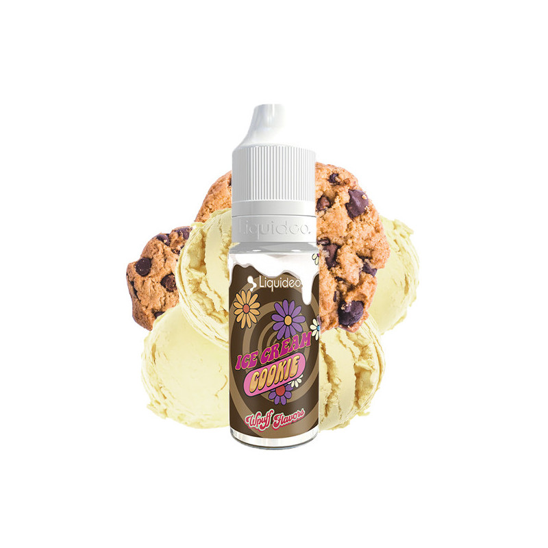 Ice Cream Cookie 10ml Wpuff Flavors by Liquideo (8 pièces)