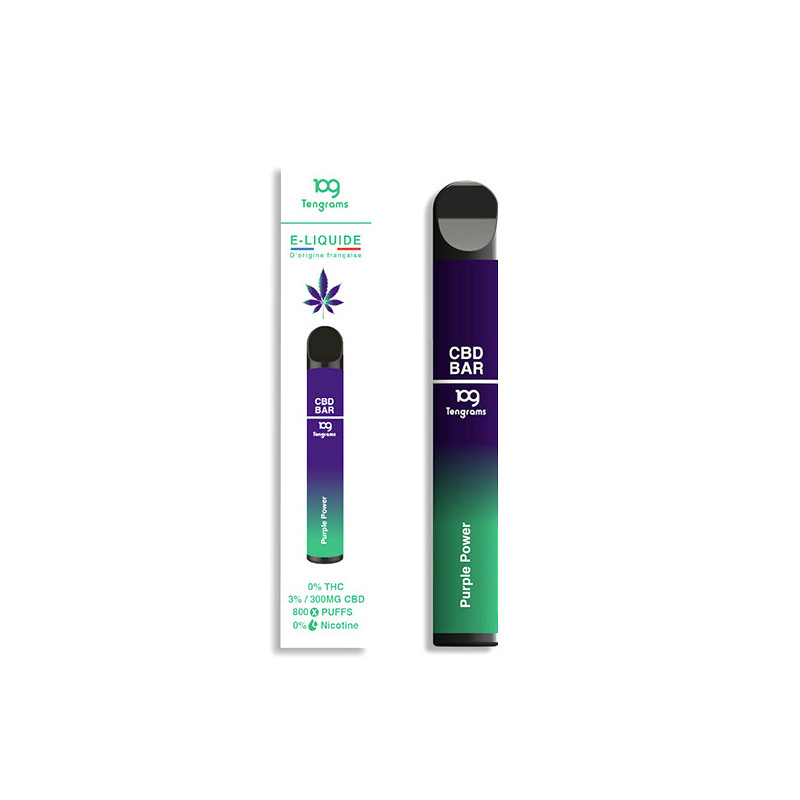 Vape Pen CBD Bar Purple Power Tengrams