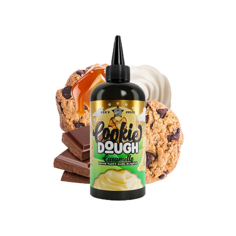 Caramello 200ml Cookie Dough by Joe's Juice (dropper inclus)